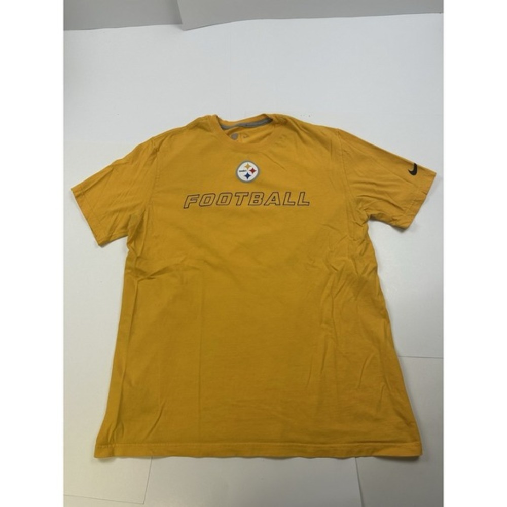 Pittsburgh Steelers Shirt Men's Large Yellow NFL Nike Equipment‎ Training